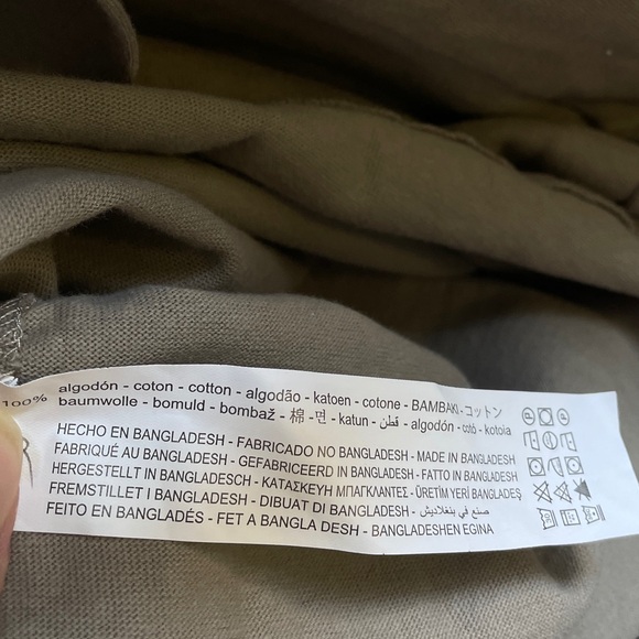 ZARA NWT Boho Beachy Backless Maxi Dress S Taupe Tassel Fringe Detail Minimalist - Picture 14 of 16